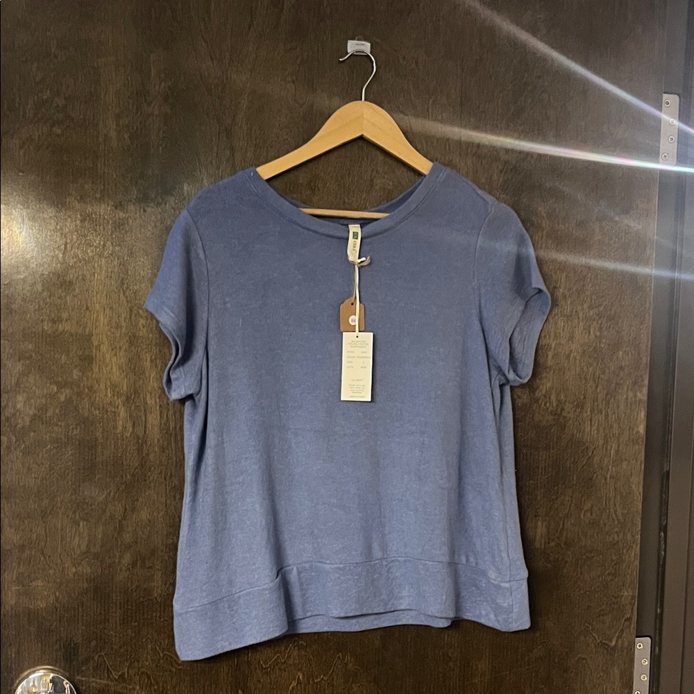 Casual Blue Women's Top